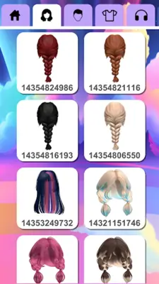 Outfit ID for Roblox android App screenshot 6